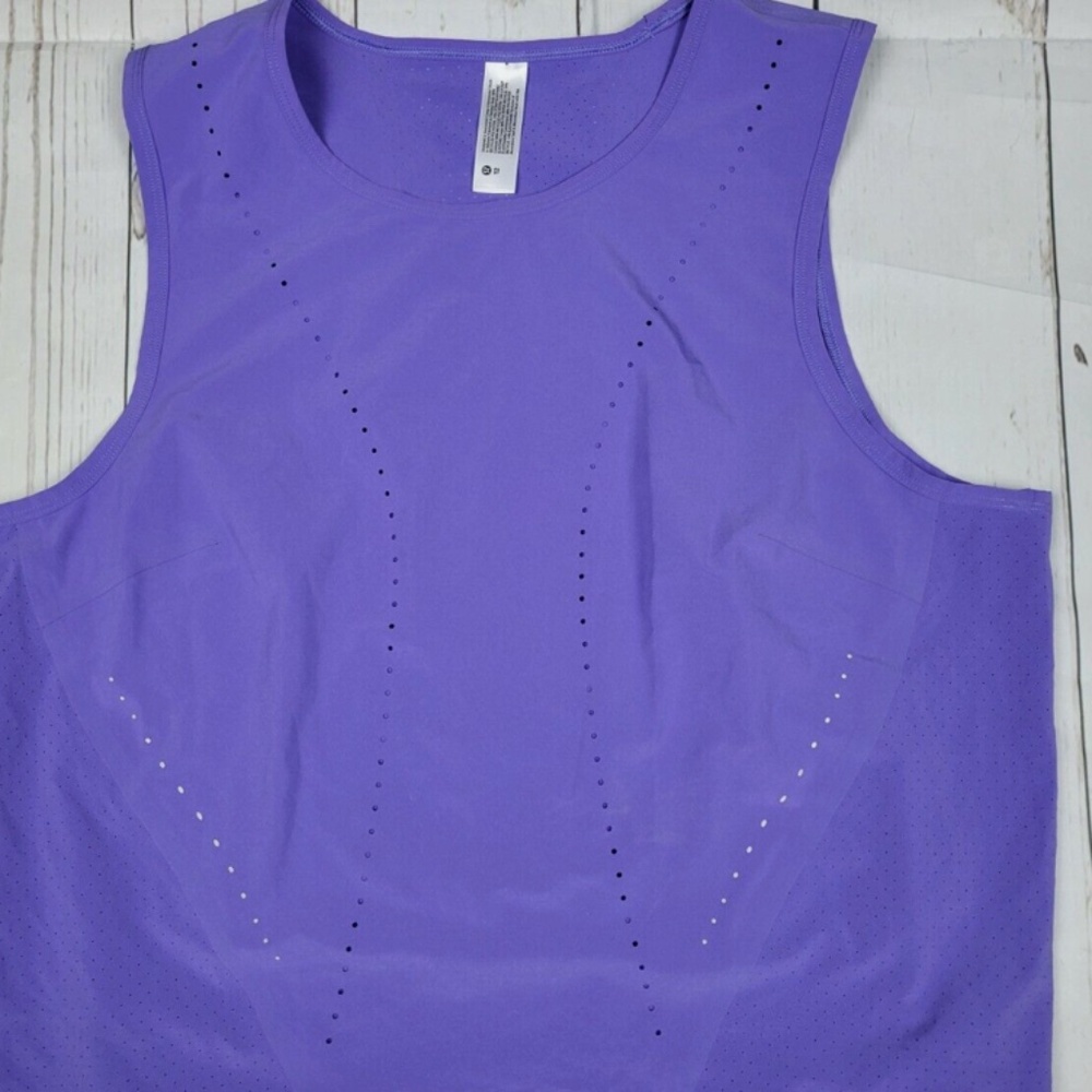 Lululemon swift ventilated running tank purple 12